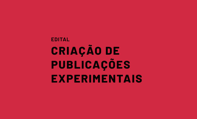 Edital Publicações Experimentais: 25ª FAÍSCA